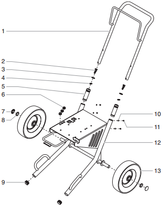 GPX 1600 Cart Assembly